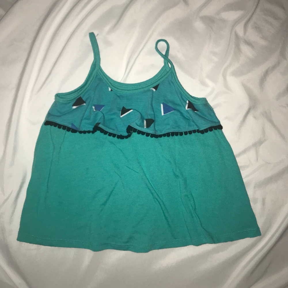 Green tank top